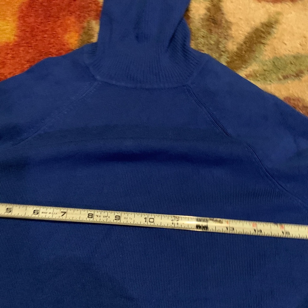 NWT INC Elegant Blue Turtleneck Sweater /short dress - Picture 4 of 5